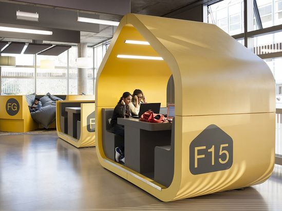 oficinas de coworking estilo moderno